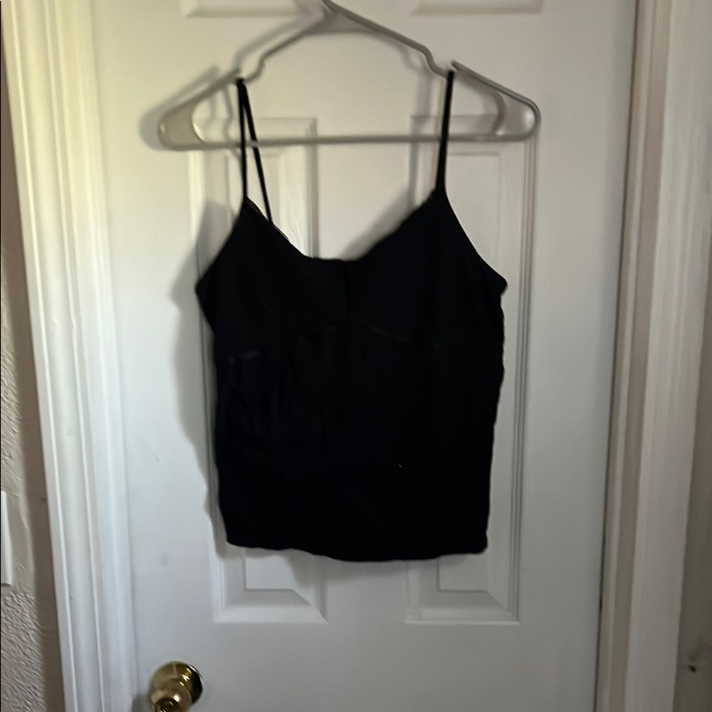 Old Navy Black Sleeveless Fitted Camisole